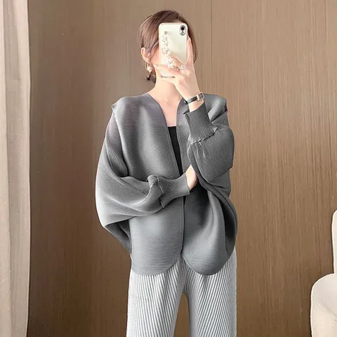 [프린플리츠] [PLEATS] 네이션 슬림핏 플리츠 가디건 +할인쿠폰