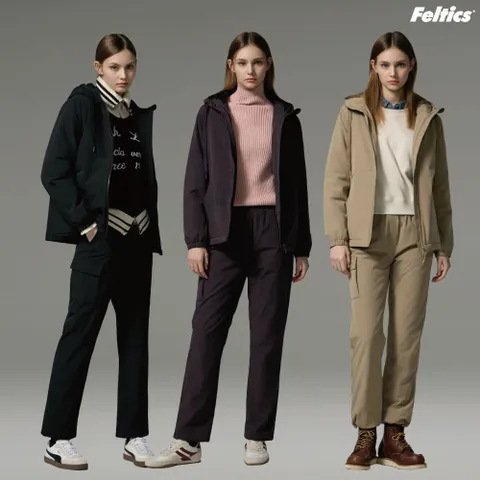[Feltics] 펠틱스 25FW 여성 패딩 기모 셋업 2종 (F516W) +무이자3개월