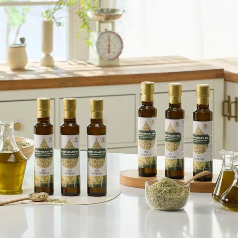 [ 유일 병타입 대마종자유!]베네팜 저온압착 대마종자유 250ml x 6병 +무이자9개월