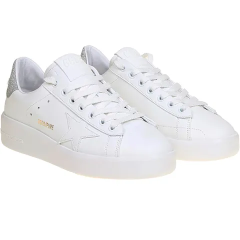 [골든구스] 25FW 여성 퓨어스타 스니커즈 화이트실버탭 GWF00197 F000538 80185 +할인쿠폰