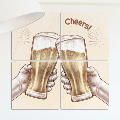 아트박스/꾸밈 tb106-멀티액자_건배하는손