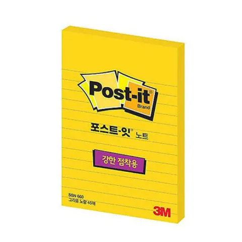 아트박스/쓰리엠 3M 슈퍼스티키 포스트잇 660-SSN 1패드 [00031653]