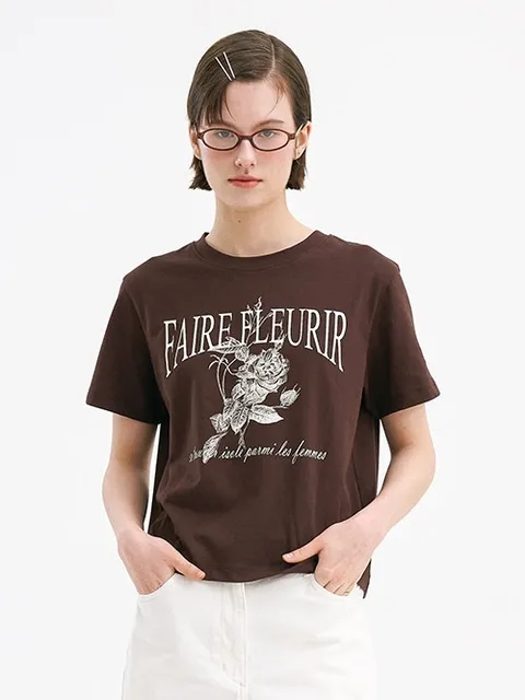 [현대백화점] [비밀상점] 올리브데올리브 (OW4ME463) 프린트 반팔 티셔츠