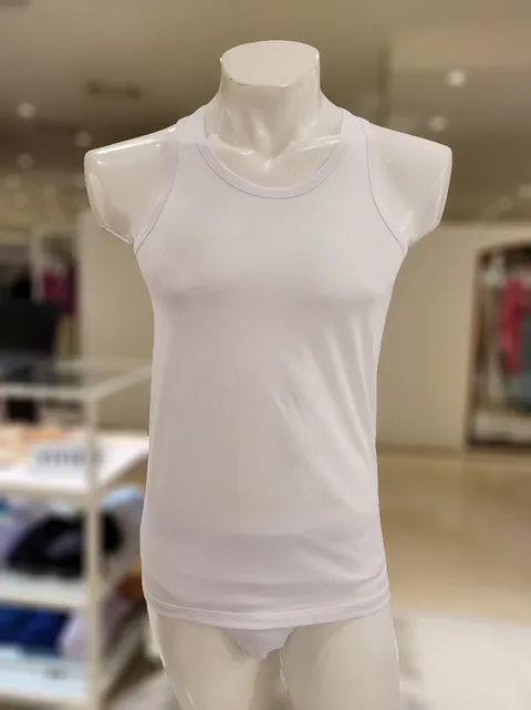 [현대백화점] [비비안]프리미엄 면중에 최 고 급 면100수 면100% 깨끗한 화이트 기본 나시 남자런닝 (RU1810R) +할인쿠폰 +사은품(★5만원이상 사은품 / 30만원이상 백화점상품권증정★)