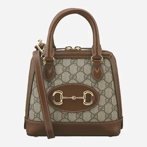 [구찌]홀스빗 1955 미니 탑 핸들백 브라운 24SS 640716 92TCG 8563