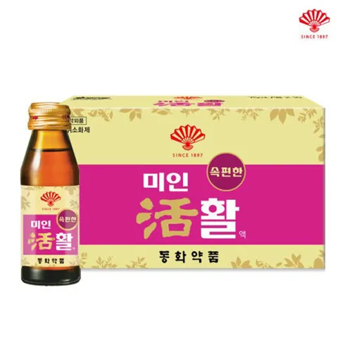 [동화약품] 부채표 미인활 소화제 아사이베리 [75ml×10개입]
