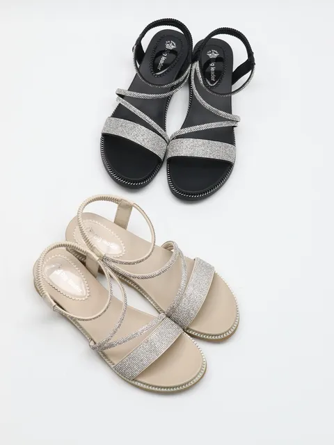 여성용 반짝이 스트랩 예쁜 여름샌들 굽3cm +할인쿠폰