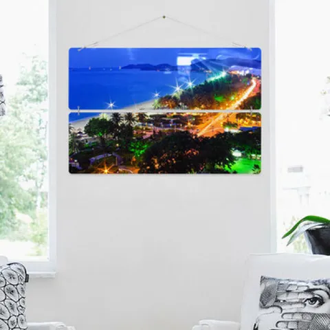 아트박스/꾸밈 nk364-멀티아크릴액자_낮보다밤이아름다운곳(2단대형)