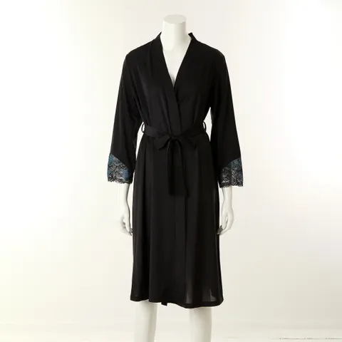 [현대백화점] [와코루] {WGNC253A-BK} 크리스탈 폴리 원단 메인세트 겉가운 +사은품(★10만원이상 구매하신 모든 고객님께 사은품(양말or 비누) 증정 (랜덤발송/선택불가)★)