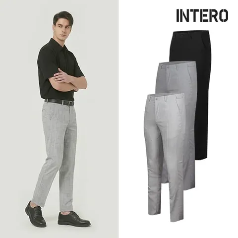 [INTERO]인테로 비즈니스캐주얼 남성 봄/여름 카치온 신사 정장바지/ISHS-P