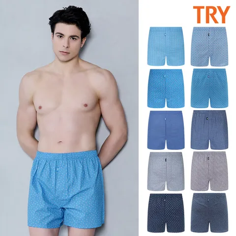 TRY 쿨 트렁크 팬티 10종 세트 남자 사각 속옷 TT01+TT02 +할인쿠폰