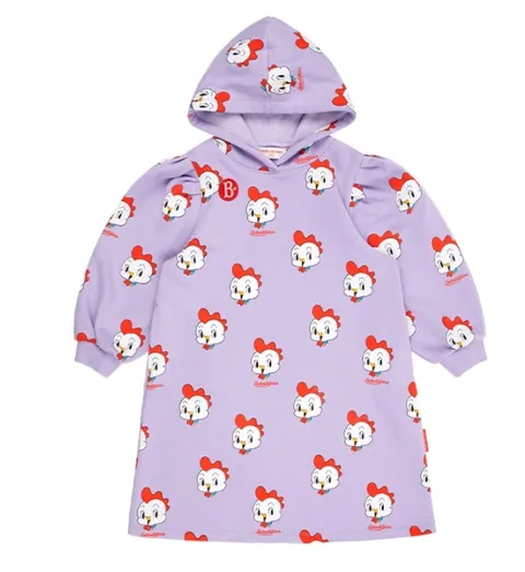 [현대백화점] 베베드피노_BP33OD425_레꼴 후드 드레스 