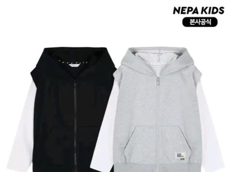 [현대백화점]  네파키즈- KLE5304 후디 베스트 2PCS +할인쿠폰
