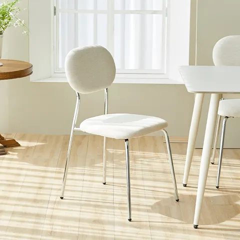 퍼피노 로에 패브릭 등받이 스틸 의자 1ea pn893 +할인쿠폰