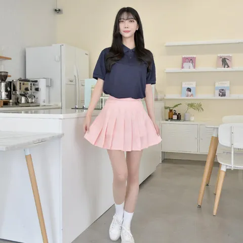 아트박스/교복몰 교복몰 상큼돋는 테니스 스커트 (6컬러) 반티 생활복