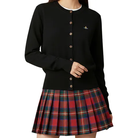 내일도착(전사이즈) 25FW 비비안웨스트우드 베아 가디건 메리노울 블랙 1803002P Y0006 N403