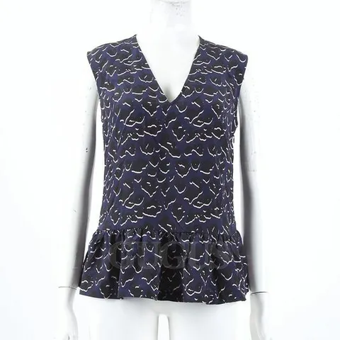 [중고]마커스루퍼 레오파드 블라우스 55(NO 7474292)