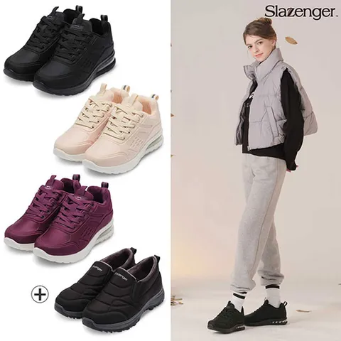 [슬레진저] 슬레진저 에어 퍼 워킹화+ 패딩 슬립온 2종 모두 - 현대Hmall
