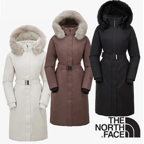 노스페이스 여성 셀리나 윈드스토퍼 롱다운코트 NC2UP80 YDH - 현대Hmall