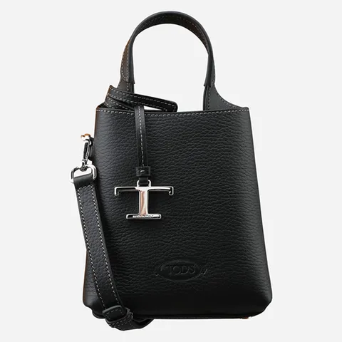 [60개월무이자][토즈]XBWAPAT9000QRI B999 타임리스 마이크로 토트백 블랙