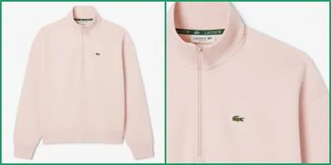 [현대백화점] [라코스테여성]25FW더블페이스 피케 하프집업 스웻셔츠SF5271-55NADY +할인쿠폰