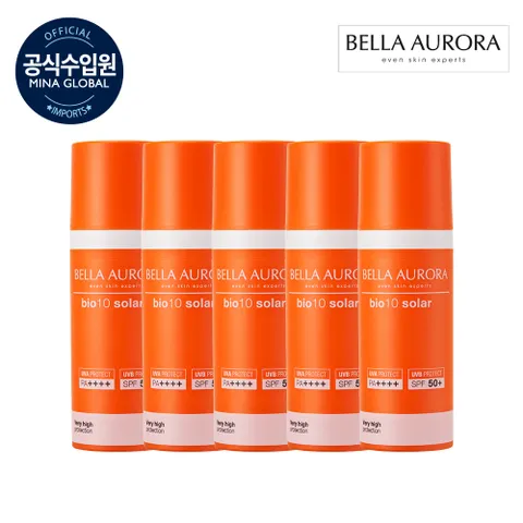 [증정/총6병] 벨라오로라 기미개선 톤개선 혼합자차 바이오텐 썬크림 SPF50+ 50mlX5
