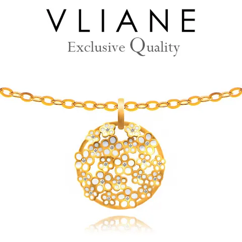 [브리앙] 18K 안개꽃 목걸이