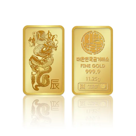 대한민국금거래소 청룡 용 순금 골드바 11.25g_기본케이스