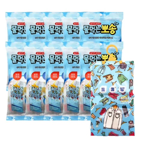 물먹는뽀송 옷걸이타입 200g 1Px10개 습기제거 제습제