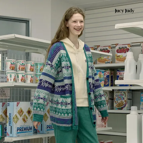 [쥬시쥬디] 노르딕패턴니트가디건 JYKT722N +할인쿠폰