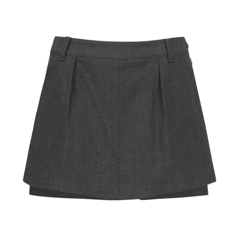 [현대백화점] [♬*30만원이상*구매시_세인트앤드류스-골프공증정♬][세인트앤드류스] 여성 글리터 핀스트라이프 큐롯 스커트 (821E3PS103) +할인쿠폰