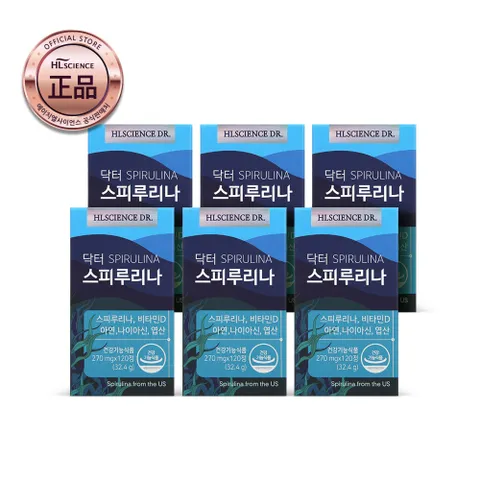 닥터 스피루리나 6개월분(6박스) +할인쿠폰