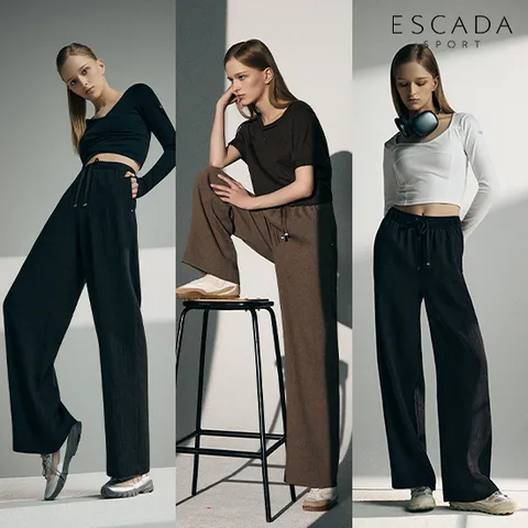 [ESCADA SPORT] 에스카다 스포츠 26SS 크리즈 팬츠 - 현대Hmall