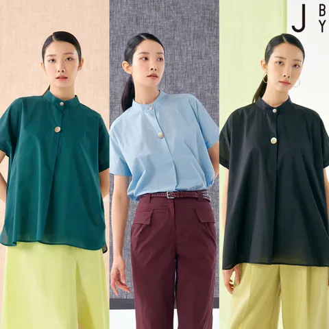 [런칭가 79900원]22 J BY 아사코튼100 드레이프 셔츠 3종