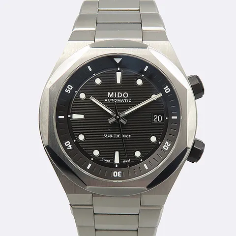 [중고] 미도 M047 507 11 051 00 멀티포트 40MM 8 투-크라운즈 오토매틱 남성용 스틸밴드 시계 59134wp +할인쿠폰