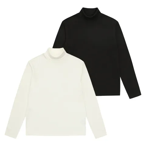 [틴톡] 여자 겨울이월 슬림핏속기모목폴라티(23RT451) +할인쿠폰