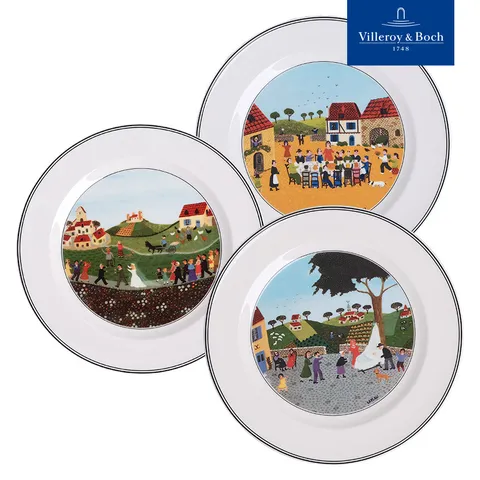 [현대백화점] [빌레로이앤보흐] 디자인나이프 평접시 27cm 웨딩 (선택형)