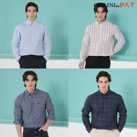 Cerini By PAT 남성 워셔블 스판셔츠 4종 - 현대Hmall