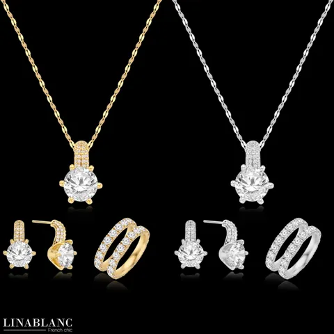 [ ★ 여름 주얼리 풀세트 지금 준비해보세요★][리나블랑] 18K 13캐럿 주얼리 세트