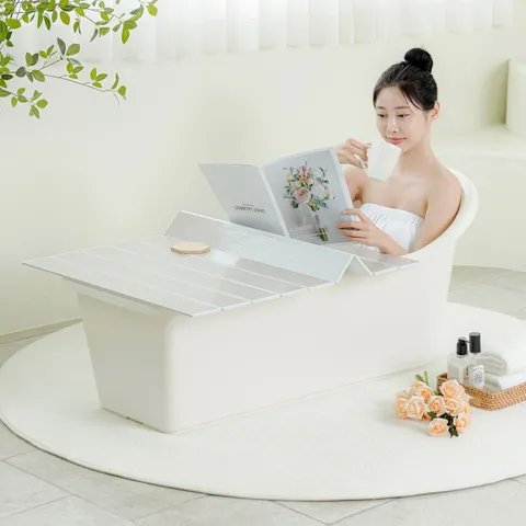 [그린센스] 반신욕 욕조덮개 대형 (705x1100mm) 미니 대형욕조 이동식 욕조 간이욕조 반신욕기 목욕통