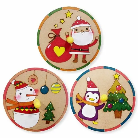 피오피스토리 크리스마스 팽이(3종 택1)