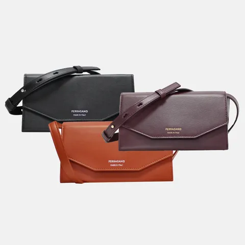 (페라가모) 컴팩트 가죽 크로스바디백 +할인쿠폰 +무이자9개월