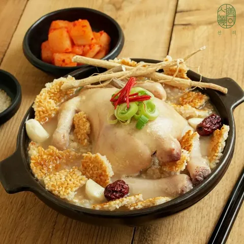 [선의] 박미선의 옳은 선택 한우사골 누룽지백숙 1.2kg x 6팩 국내산 삼계탕