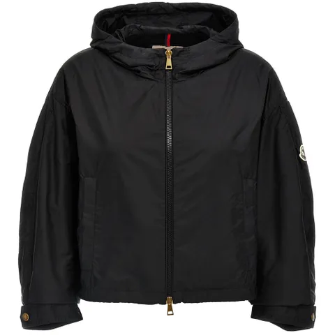 [몽클레어] 25FW 비질 VIZILLE 로고 패치 바람막이 자켓 블랙 1A001 62 53A5E 999 +할인쿠폰