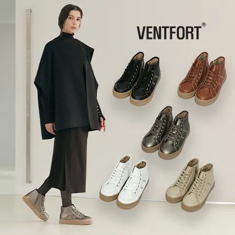 [VENTPORT] 벤포트 25FW 경량 하이탑 퍼 키높이 스니커즈