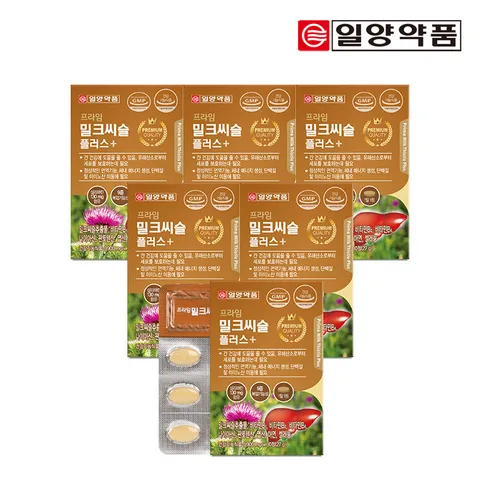 [일양약품] 프라임 밀크씨슬 플러스 900mg x 30정 6박스(6개월분)