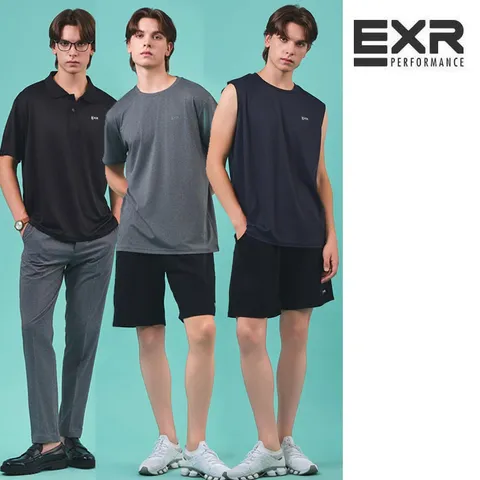 EXR 25SS 썸머기획특가 올 라운드 핫썸머 풀 패키지 9종(상의 8종 + 반바지 1종) +할인쿠폰