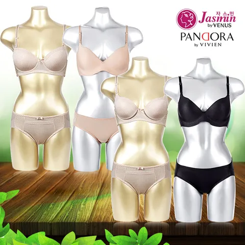 [비너스 비비안]여름속옷 인견과누디 브라팬티 4종세트 택1
