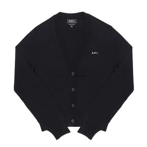 아페쎄 COEZJ F22316 IAK DARK NAVY JOSEPHINE 조세핀 크레이프 브이넥 여성 가디건 +할인쿠폰