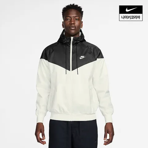 [나이키] 스포츠웨어 윈드러너 남성 후드 재킷 DA0002-136